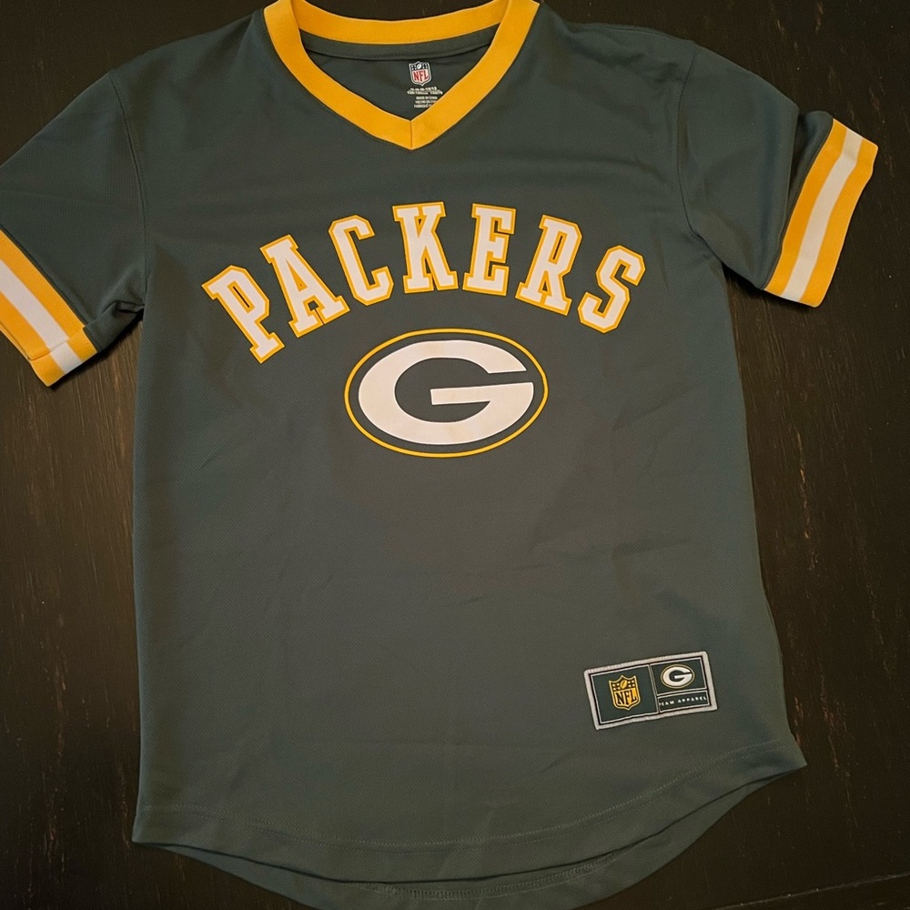 Green Bay Packers Rodgers jersey boys size medium 10/12